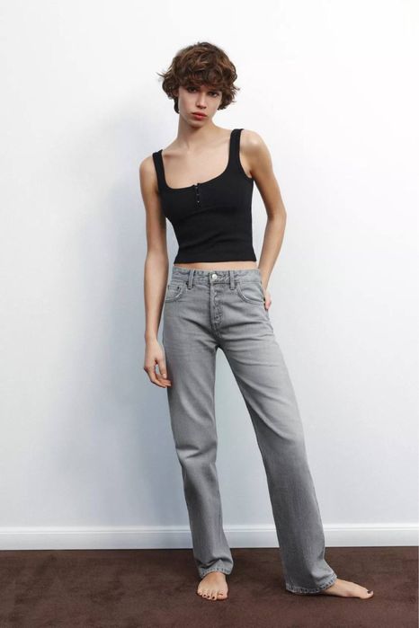 Джинси ZARA straight fit