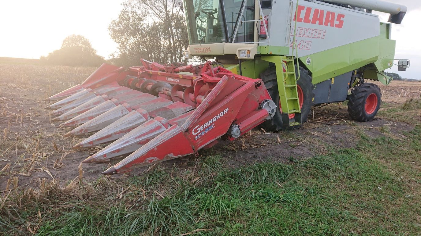 Geringhoff rota disc 875 przystawka do kukurydzy claas lexion