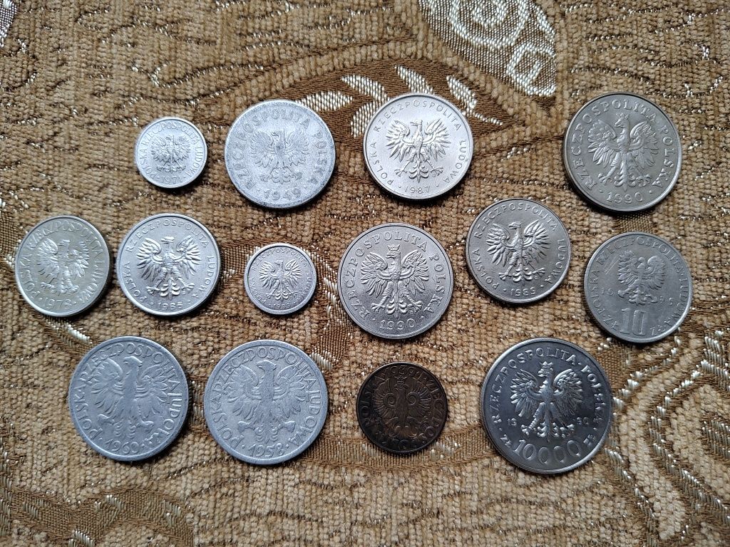 Kolekcja monet z PRL