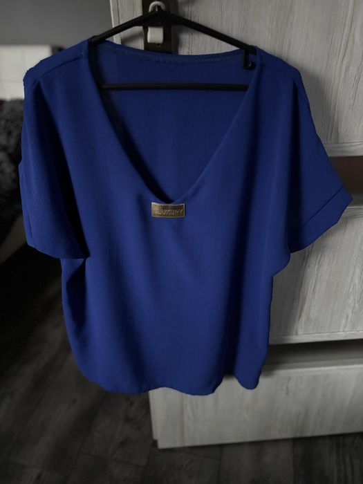 Komplet lejący super M/L chabrowy