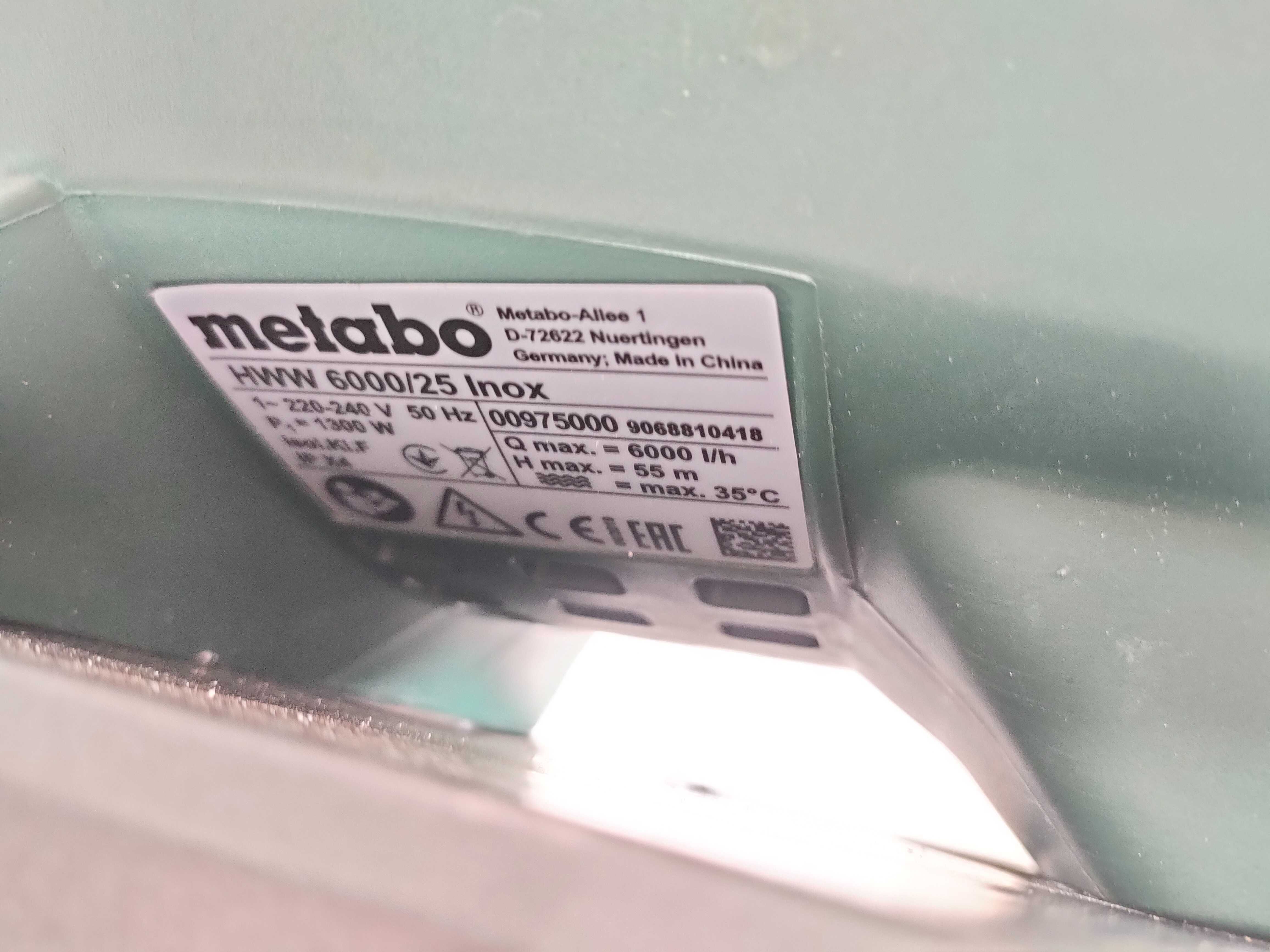 Metabo zatapialne HWW 6000