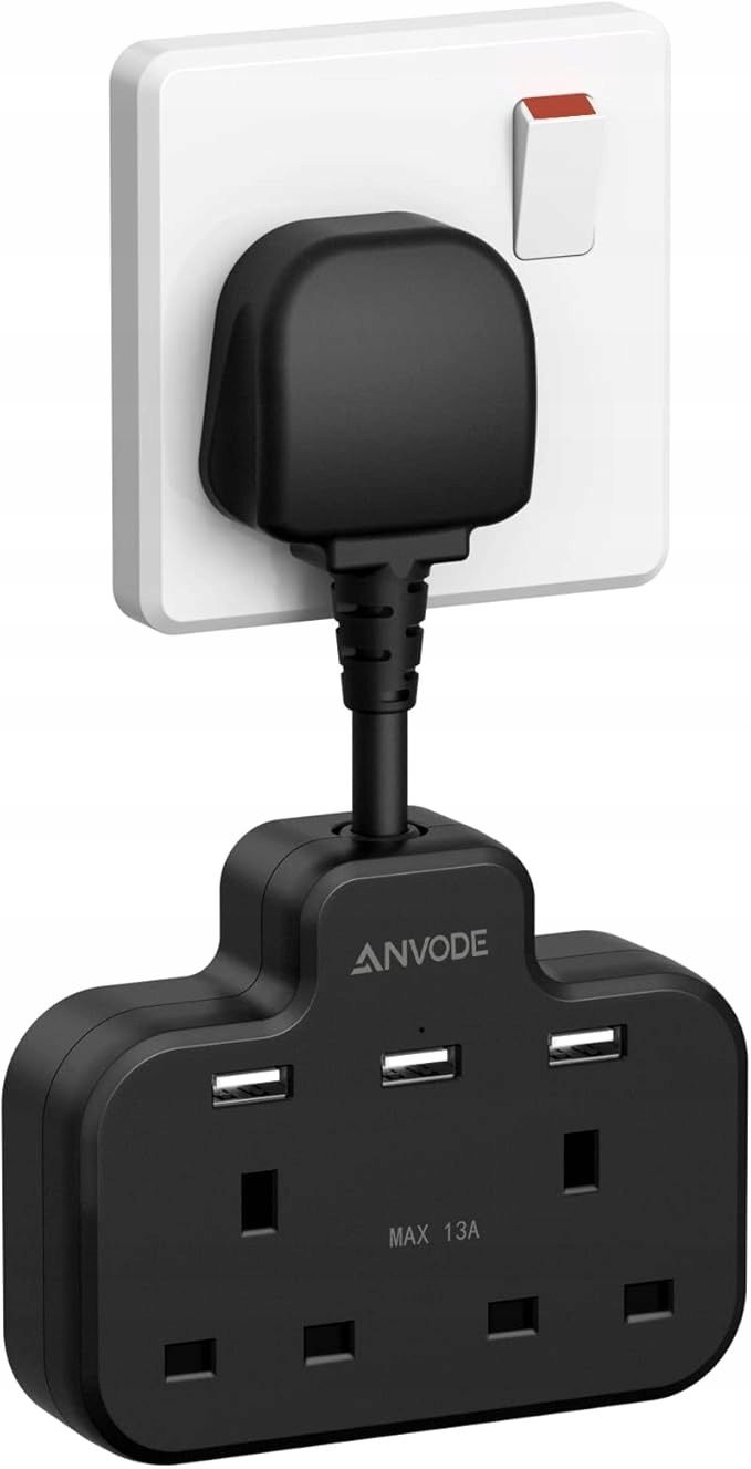 Przewód przedłużający 5in1 3x USB