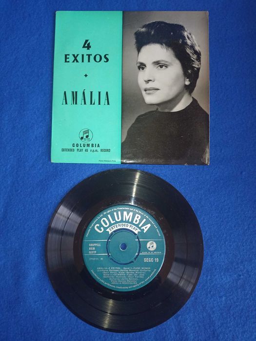 4 Êxitos de Amália Rodrigues - 1968 - single vinil