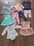 Paka ubranka letnie body, leginsy, sukienki h&m, primark, disney 86/92