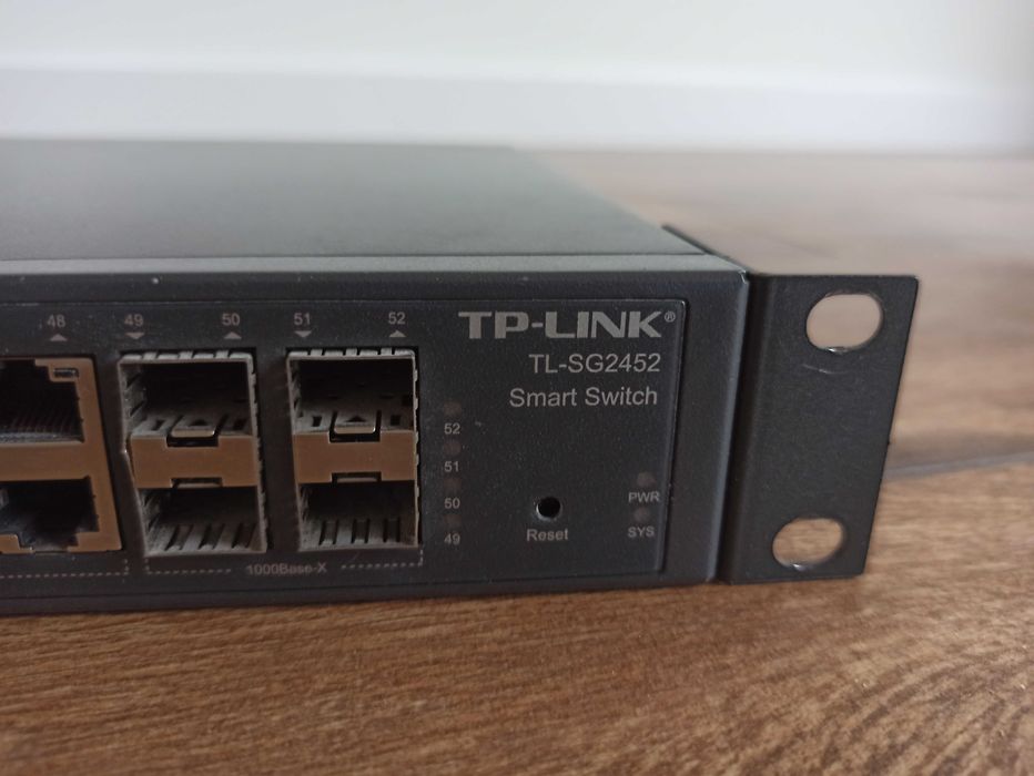 TP-Link 52p T1600G-52TS(TL-SG2452) (48x1000Mbit, 4xSFP) Switch tplink