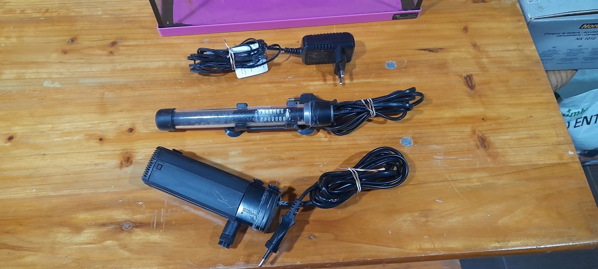 Aquário com luz e extras