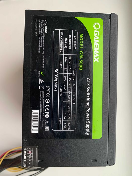 Блок питания GameMax GM500 (GM-500b) 500w