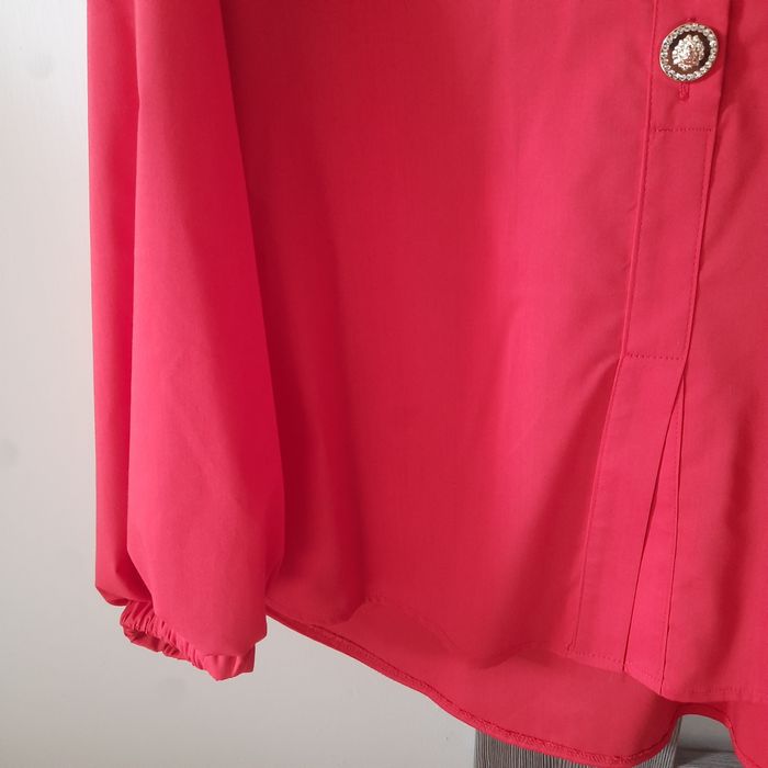 Koszula E.M.G roz.40 zdobione guziki czerwona