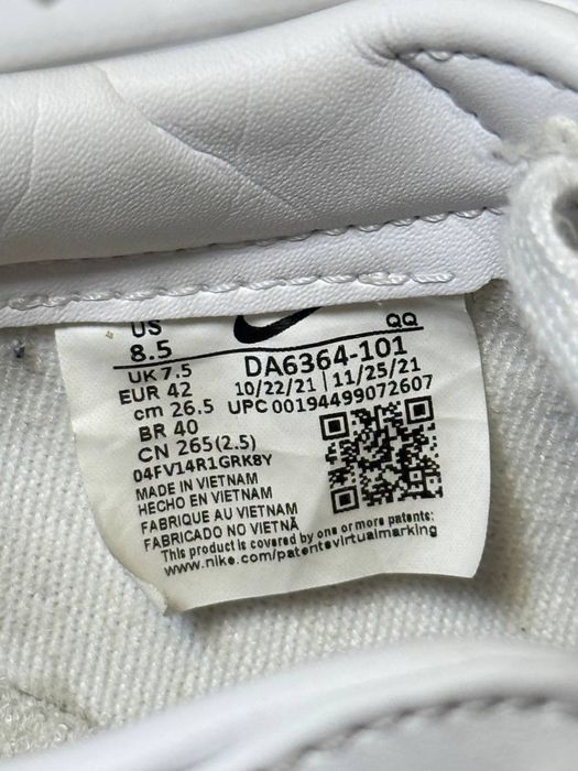 Nike blazer low кроссовки размер 42