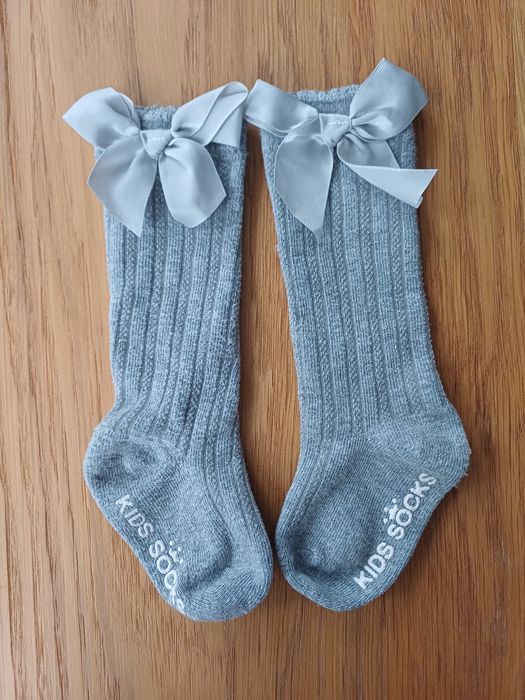 Podkolanówki, skarpetki świąteczne, rozmiar 22-23