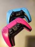 Pad ps5 dual sense dualsense kontroler PlayStation 5 różowy niebieski