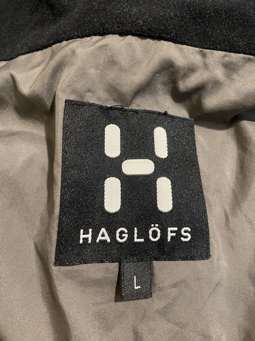 (L) HAGLOFS Черная курточка на мембране весенняя осенняя tnf gore tex