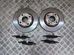 Ford Focus MK1 1.6 16V tarcze hamulcowe klocki przód przednie