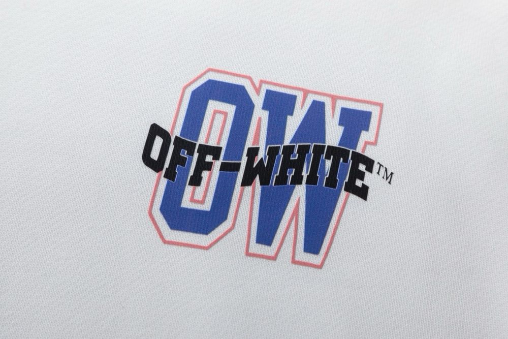 OFF-white оверсайз унисекс оригинал черное белое худи