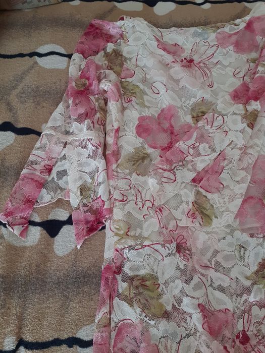 Elegancka bluzeczka ze spodniami letnio wiosenie