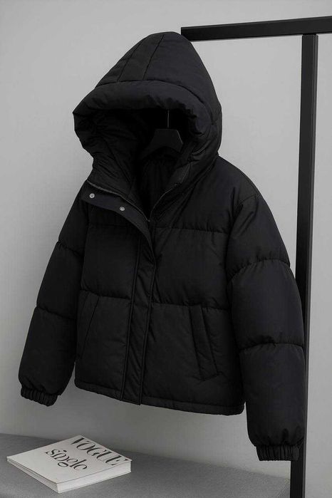 Теплая женская зимняя куртка с капюшоном + Подарок*