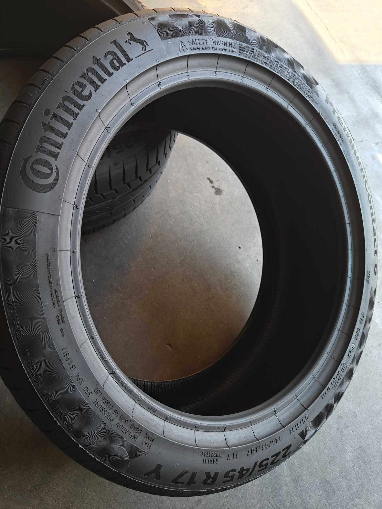 R17 225 45 шини літні Continental Premium Contact 6 made Portugal