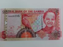 Banknoty kolekcjonerskie Gambia 5 dalasis