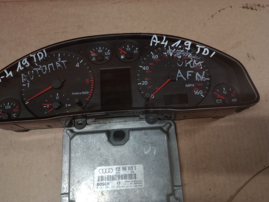 Audi a4 b5 a4b5 Lift 1.9 automat zestaw startowy wersja Angielska UK