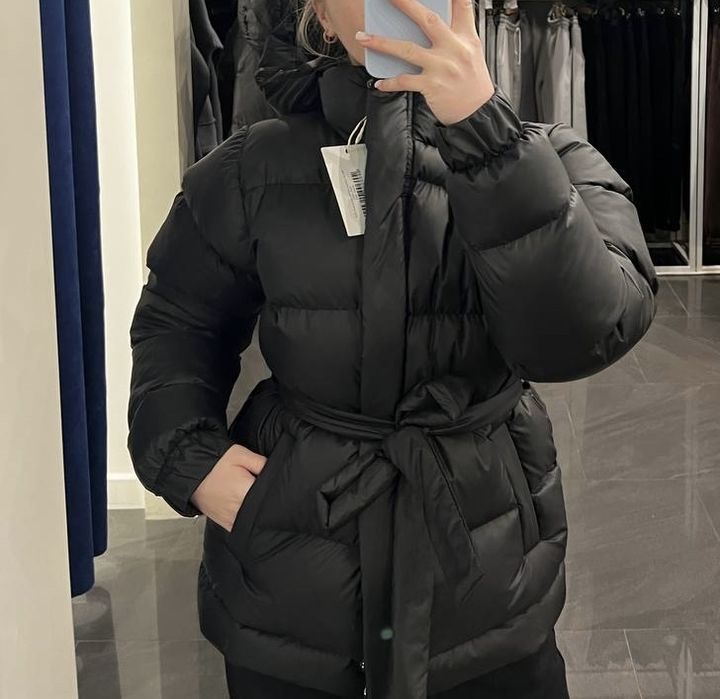 Зимовий пуховик XSTORE чорного кольору