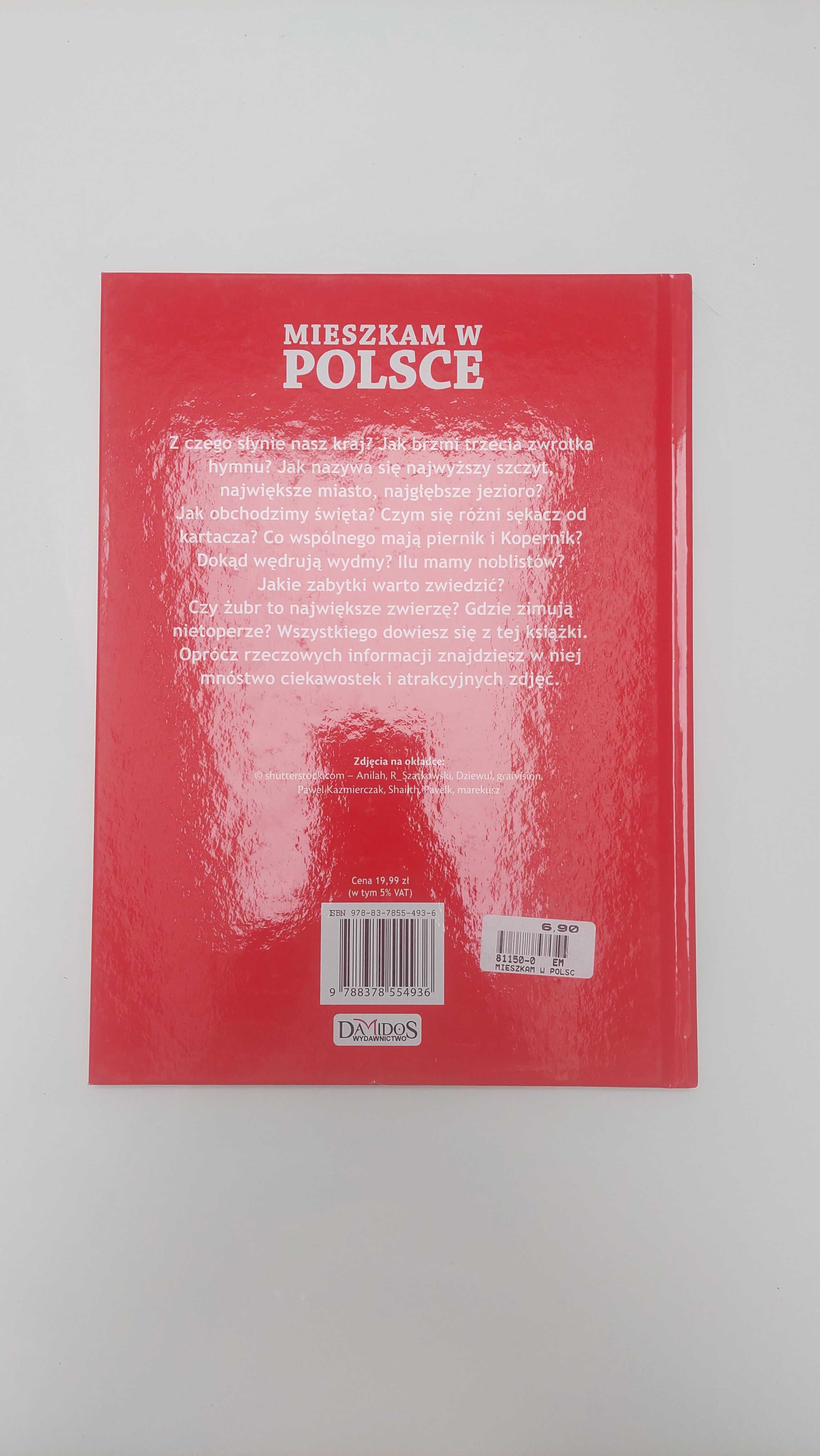 powystawowa książka przyrodnicza dla dzieci - mieszkam w Polsce