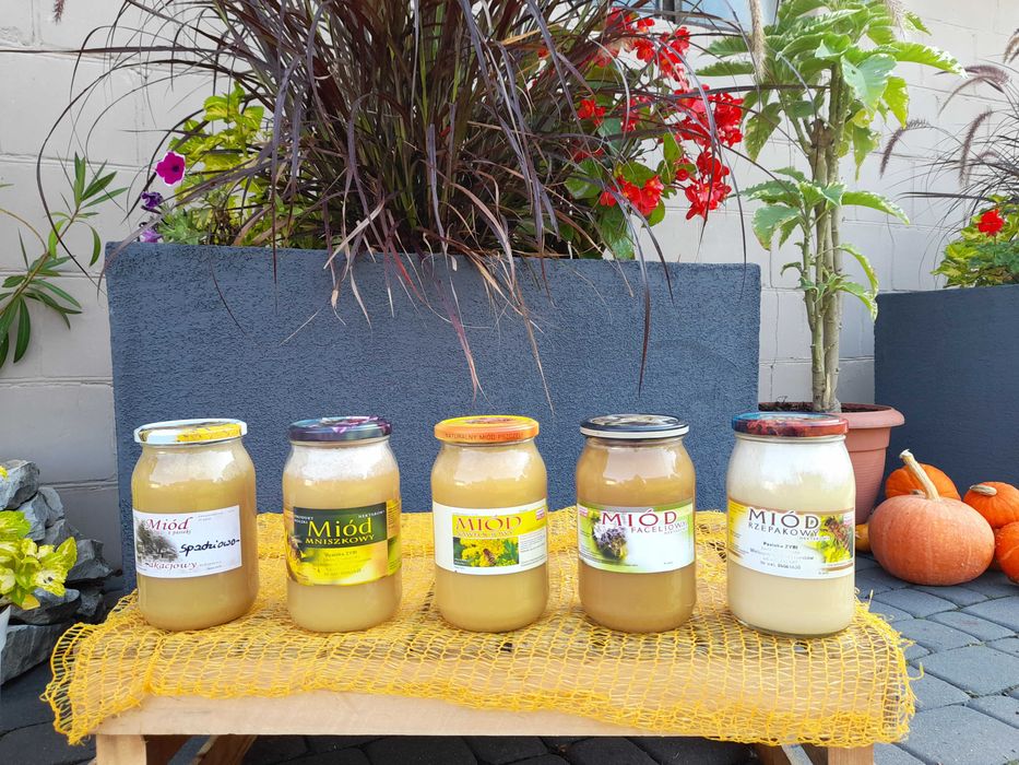 Miód rzepakowy 100 % naturalny 2025 r.