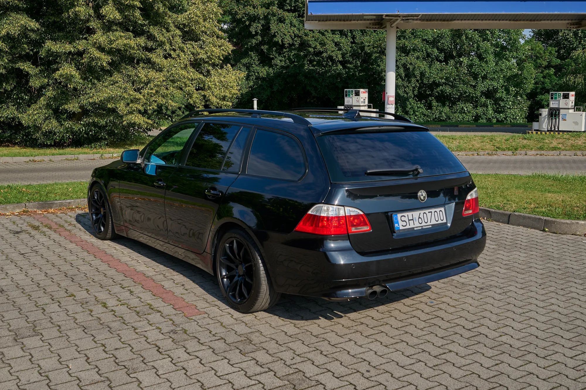 BMW Seria 5 BMW E61 535d Bi-turbo Chip Czarny