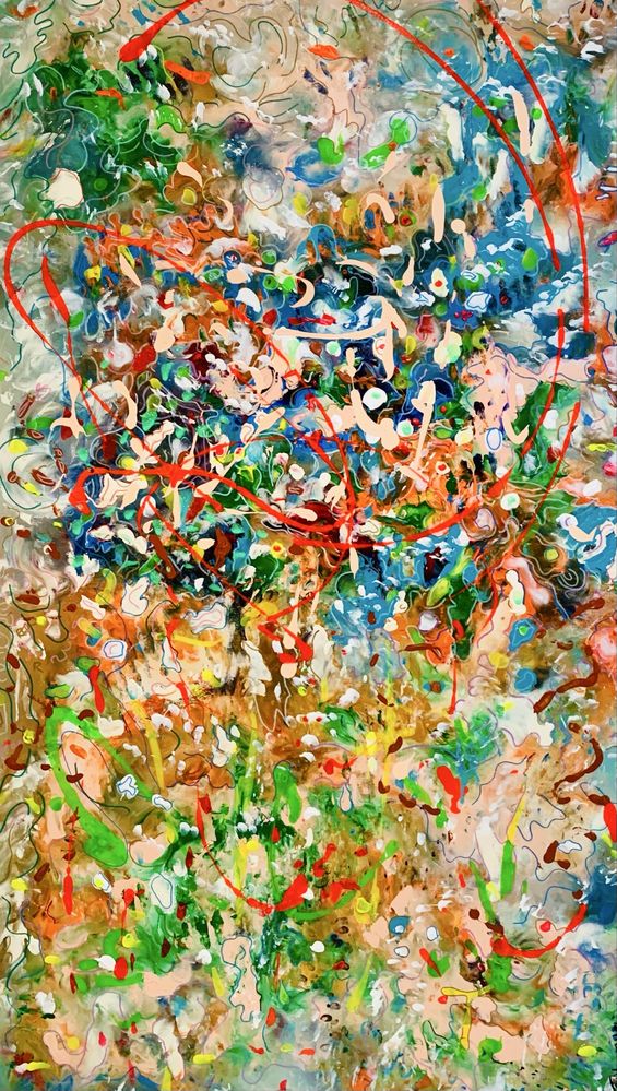 Quadro 155X90 Acrilico sobre Tela