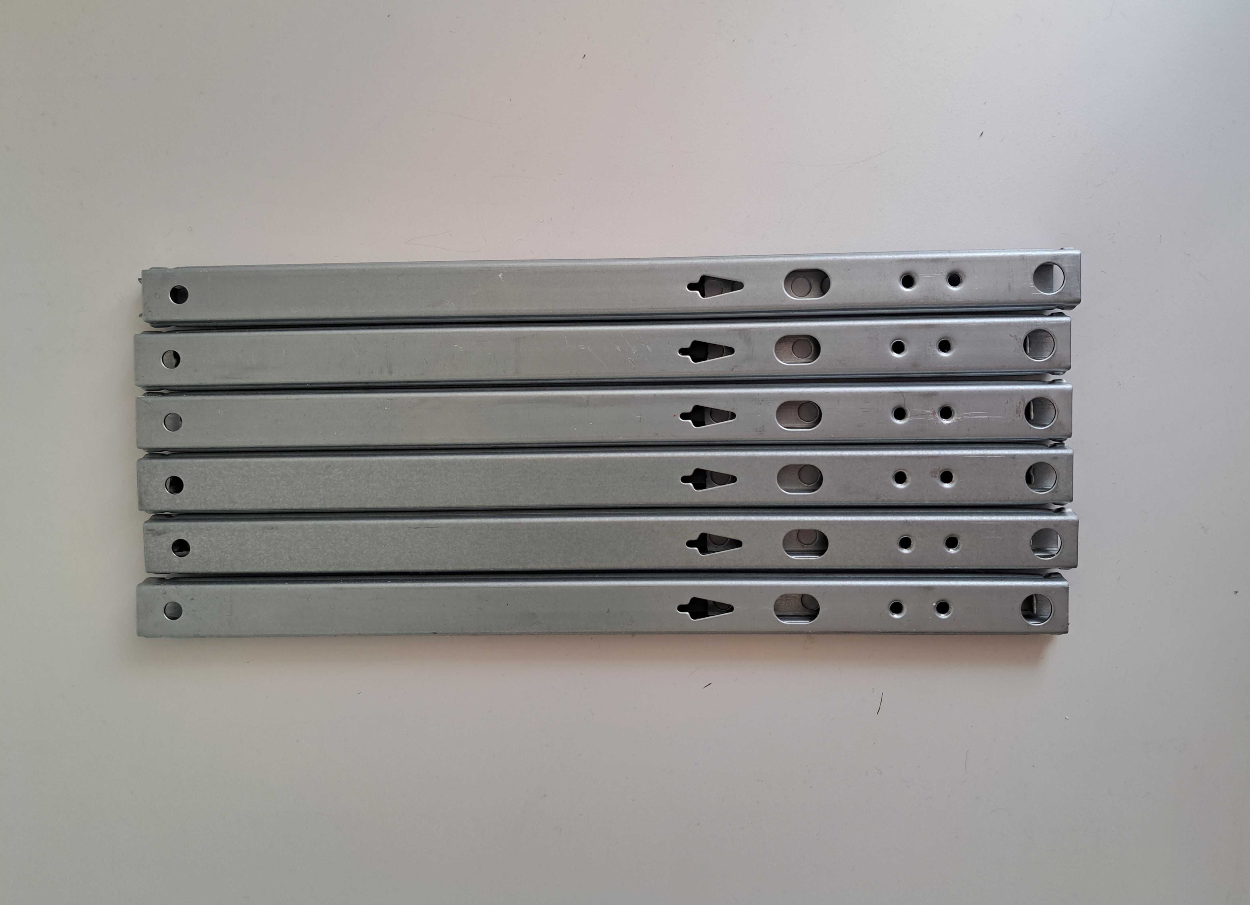 Prowadnica kulkowa do szuflad 17 x 246 mm (3 Komplety)