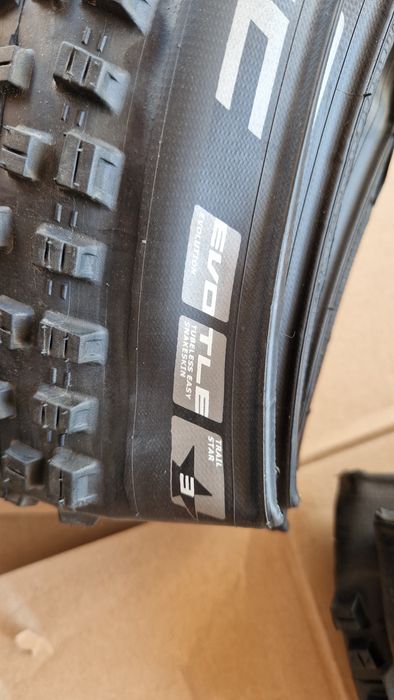 Dwie opony Nowe Schwalbe nobby nic  29x2.25 addix evolution TLE trial