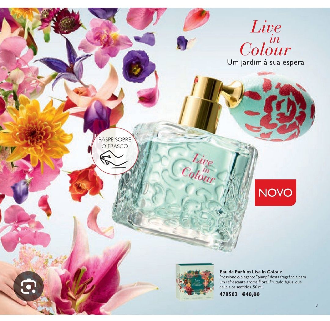 Woda perfumowana Live In Colour 50 ml Oriflame 33964 UNIKAT