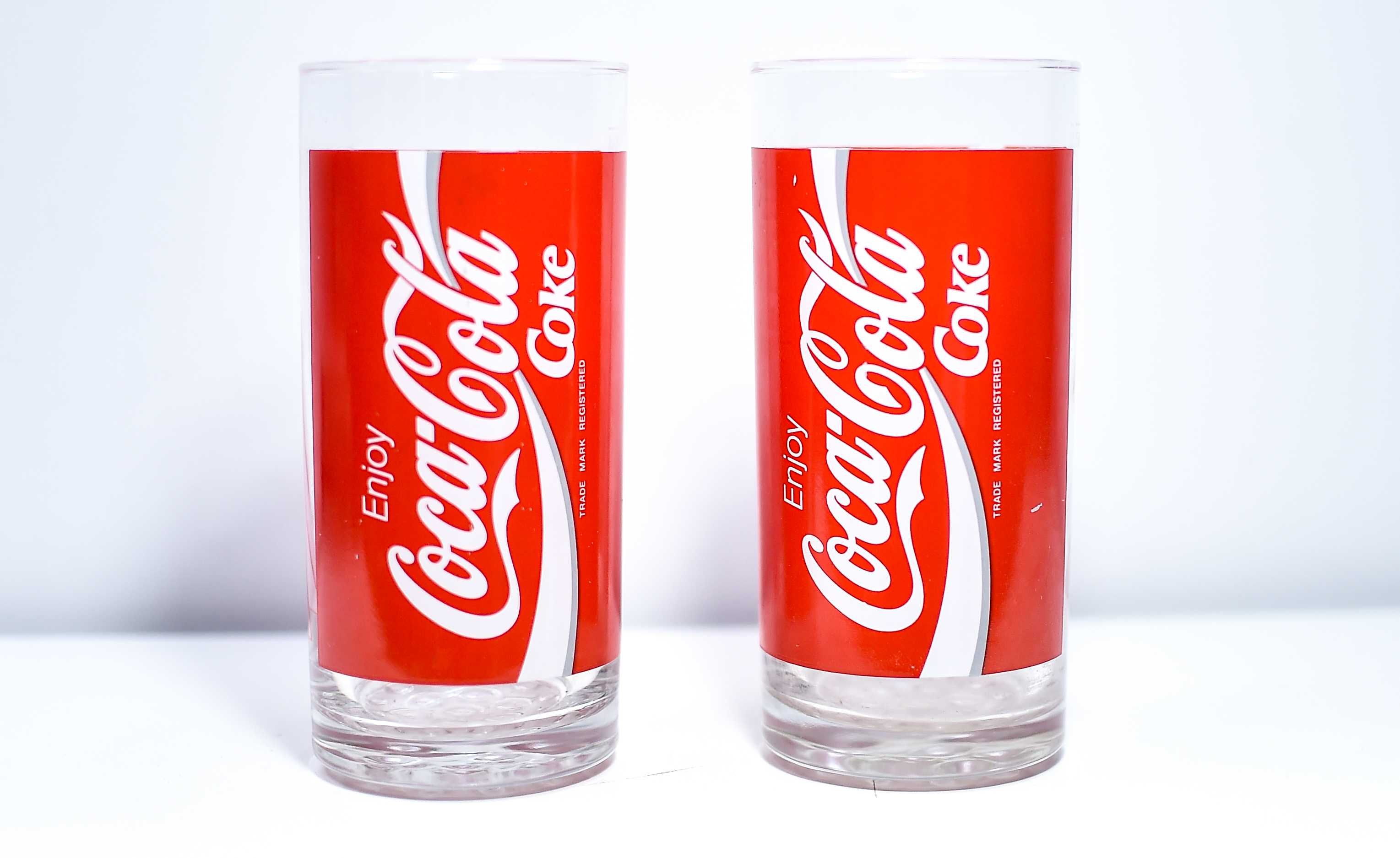 2x Szklanka Coca Cola Duża 0,5l