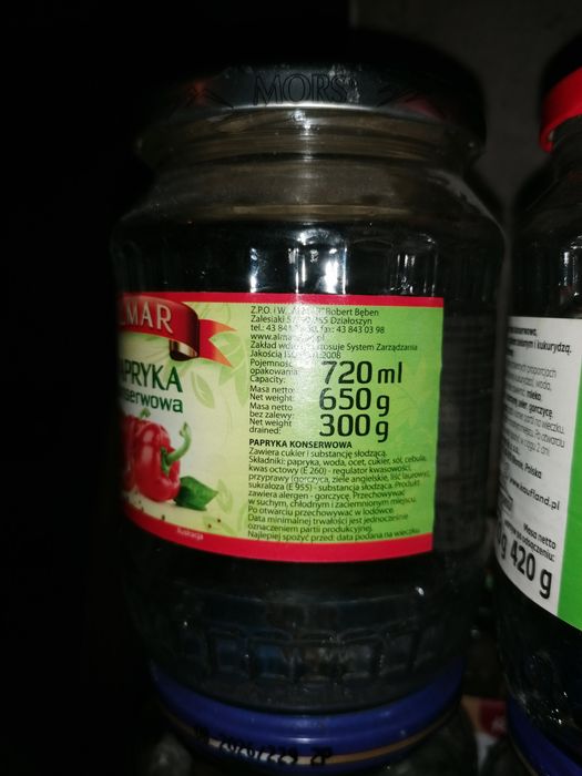 Słoiki  500ml - 750ml z nakrętkami