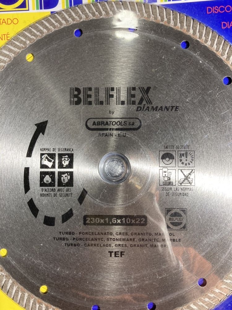 Disco diamante Belflex 230x10x22 Abratools - Novo