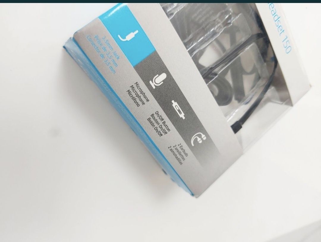 Słuchawki douszne HP headset 150 z mikrofonem do biegania