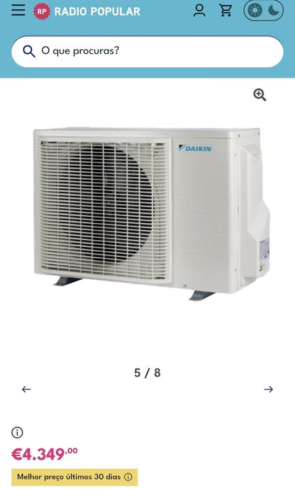 Ar condicionado Daikin Prefera topo de gama.