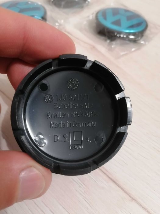 Promo! Srebrne dekielki kapselki znaczki 4x 56mm do felg VW Volkswagen