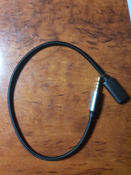 Adapter przejściówka jack 3,5 [męski] - usb c (żeński)