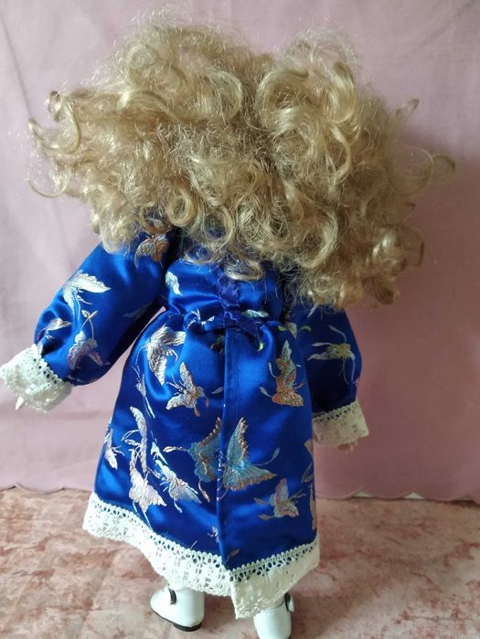 Фарфоровая кукла, 39 см. Кукла винтажная, 37 см.