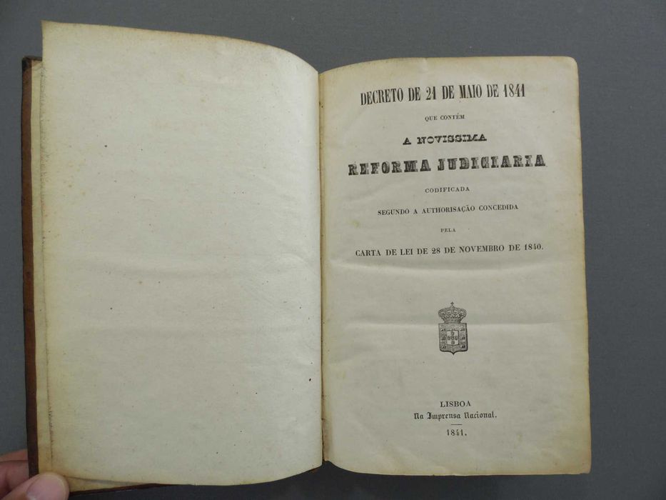 Livro Novissima Reforma Judiciaria - 1841