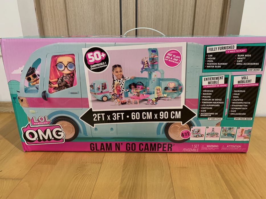 Великий Гламурний кемпер автобус лол lol omg Glam camper 50 сюрпризів