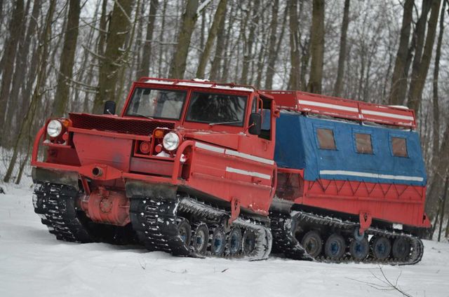 Wojskowa AMFIBIA Volvo BV 202  Nf 1 E BANDVAGN Ratrak off road