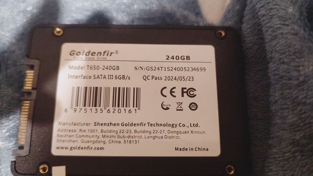 Продам Ssd на 256 гб