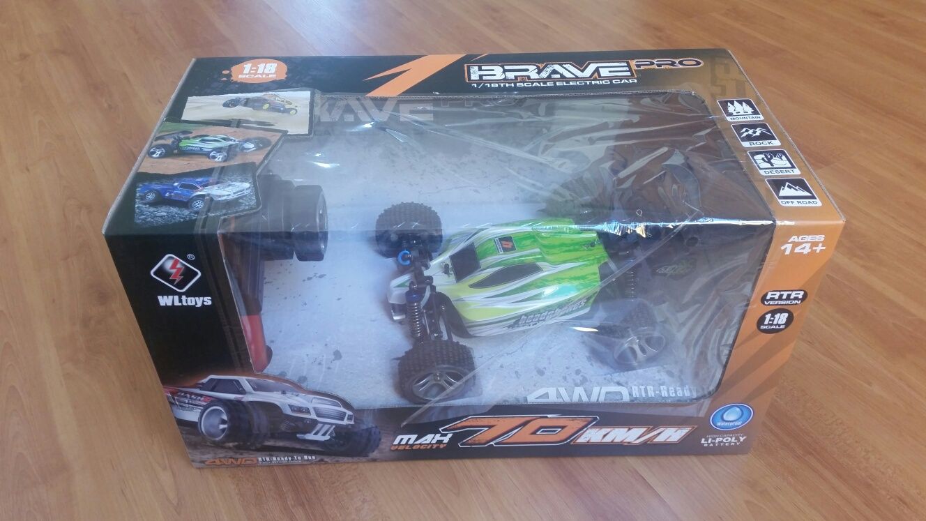 Carro telecomandado RC Buggy Wltoys A959-B Li-po 70km/h