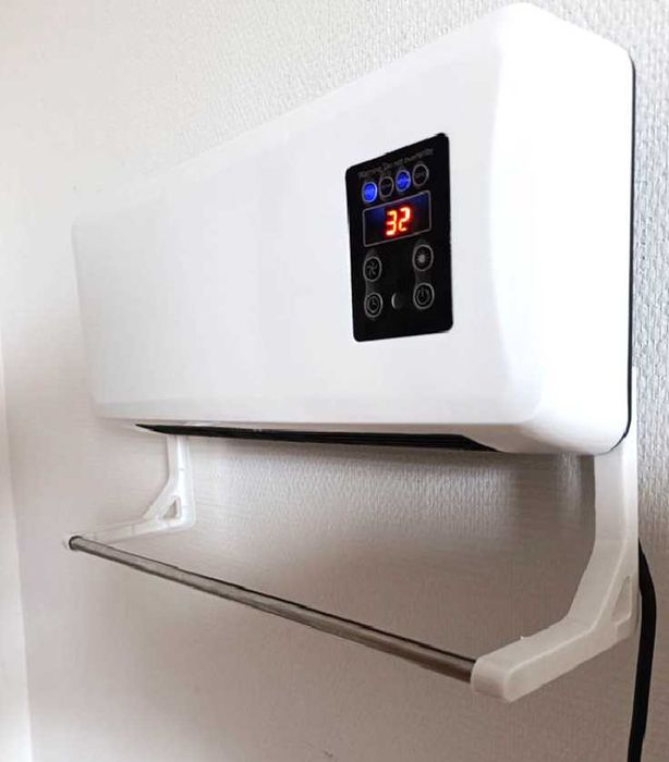 Обігрівач тепловентилятор підвісний з пультом та сушаркою дуйка 1500Вт