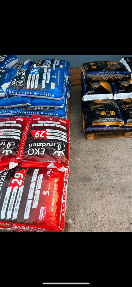 Pellet Grudzień PREMIUM Ekogroszek 18,5  Mj BEBELNO barlinek wegiel