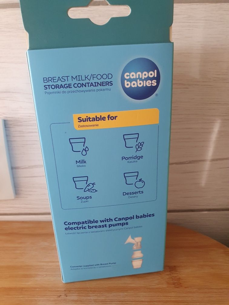 Pojemniki do przechowywania pokarmu Canpol Babies Nowe