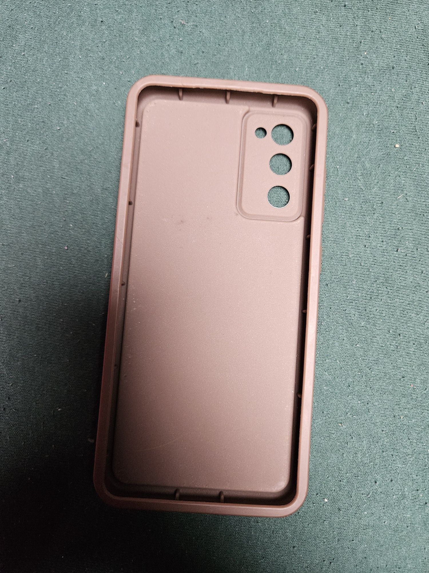 Etui case samsung s20 fe kwiaty brązowy