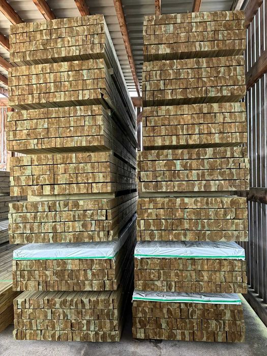 Łaty impregnowane ciśnieniowo40x50 drewno konstrukcyjne więźba dachowa