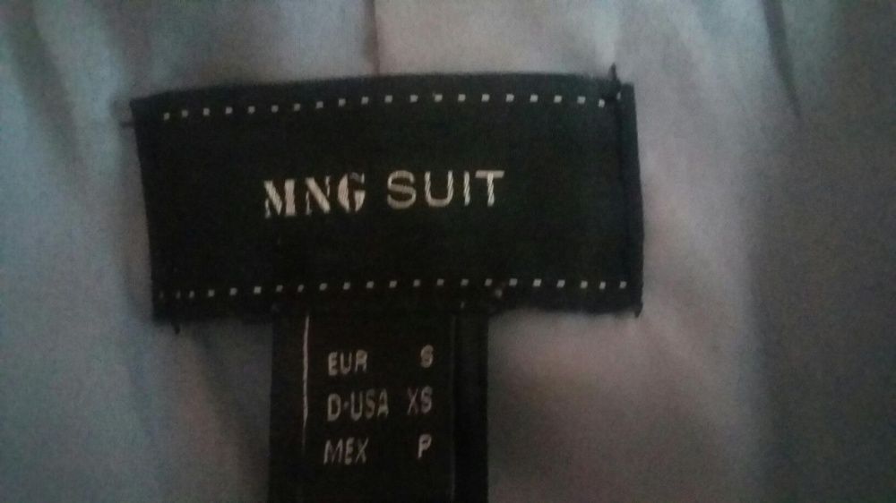 Mango płaszcz jesienny  S granatowy
